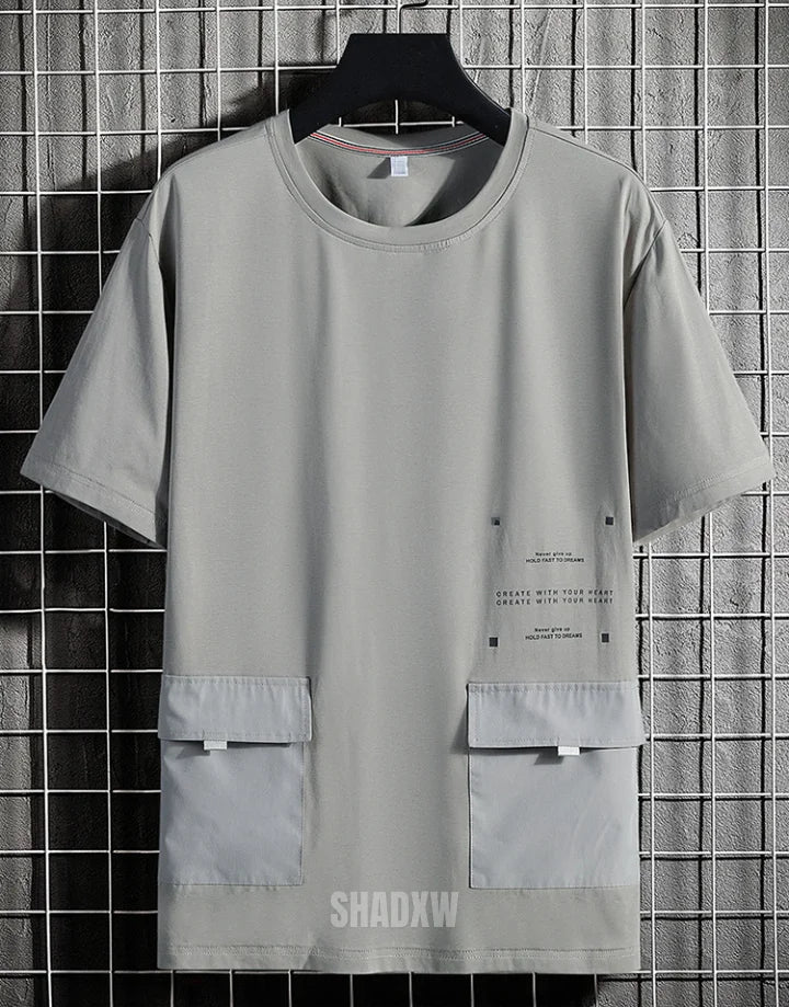 Grey cargo shirt