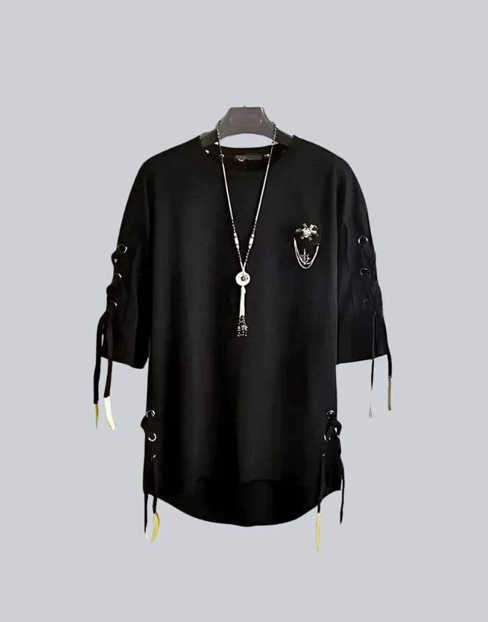 Mens Lace-up Shirt