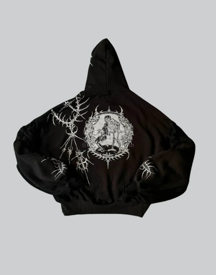 Oversized Goth Hoodie