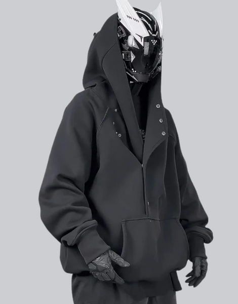 VR × CYBERPUNK CREWNECK / BLACK CYBERPUNK 2077 KIROSHI OPTICS TECHPRINT CREWNECK – CD