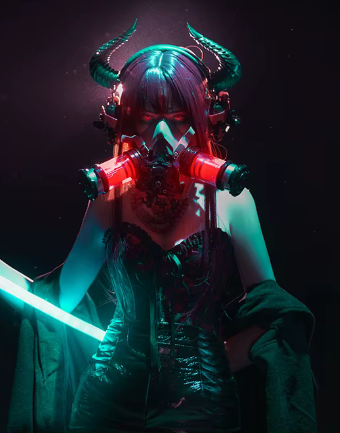 Rurki do masek gazowych Cyberpunk