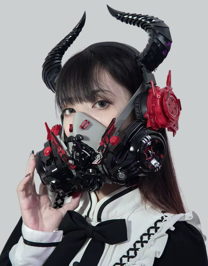 Maska Cyberpunk Goth