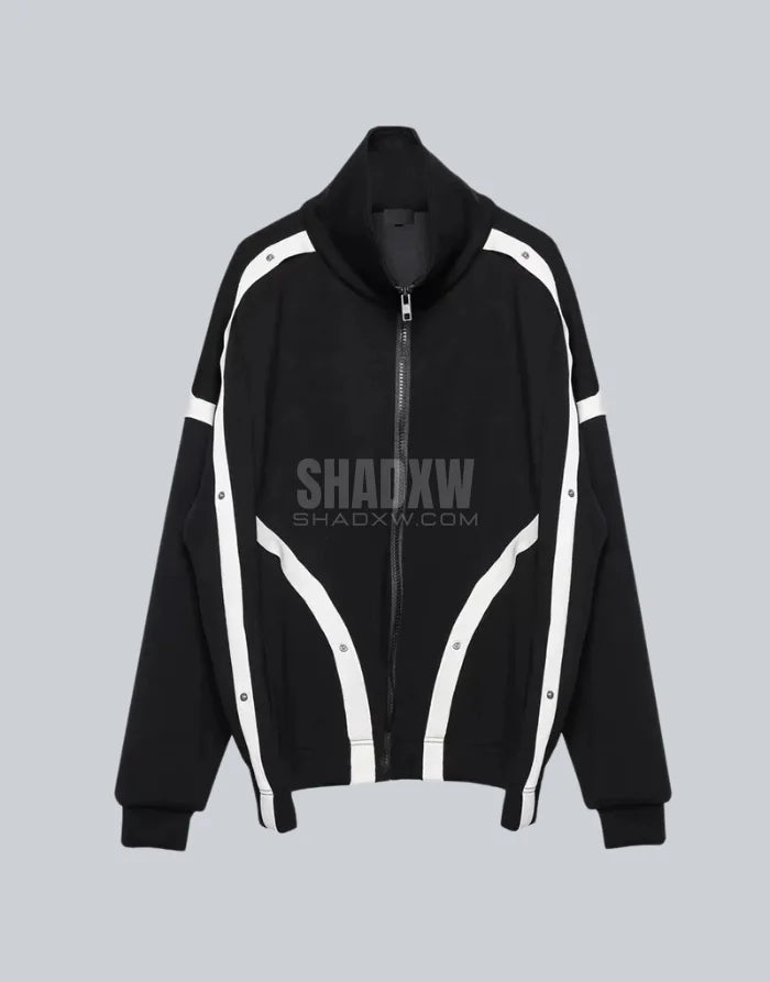 Black and White Techwear Jacket