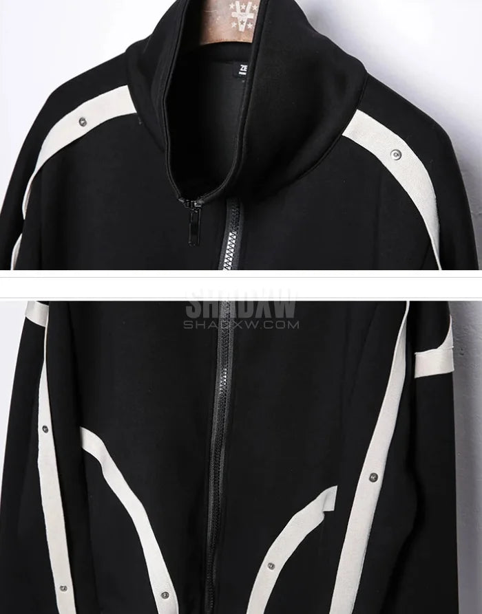 Black and White Techwear Jacket