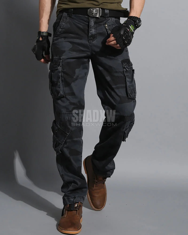 Black Camouflage Pants