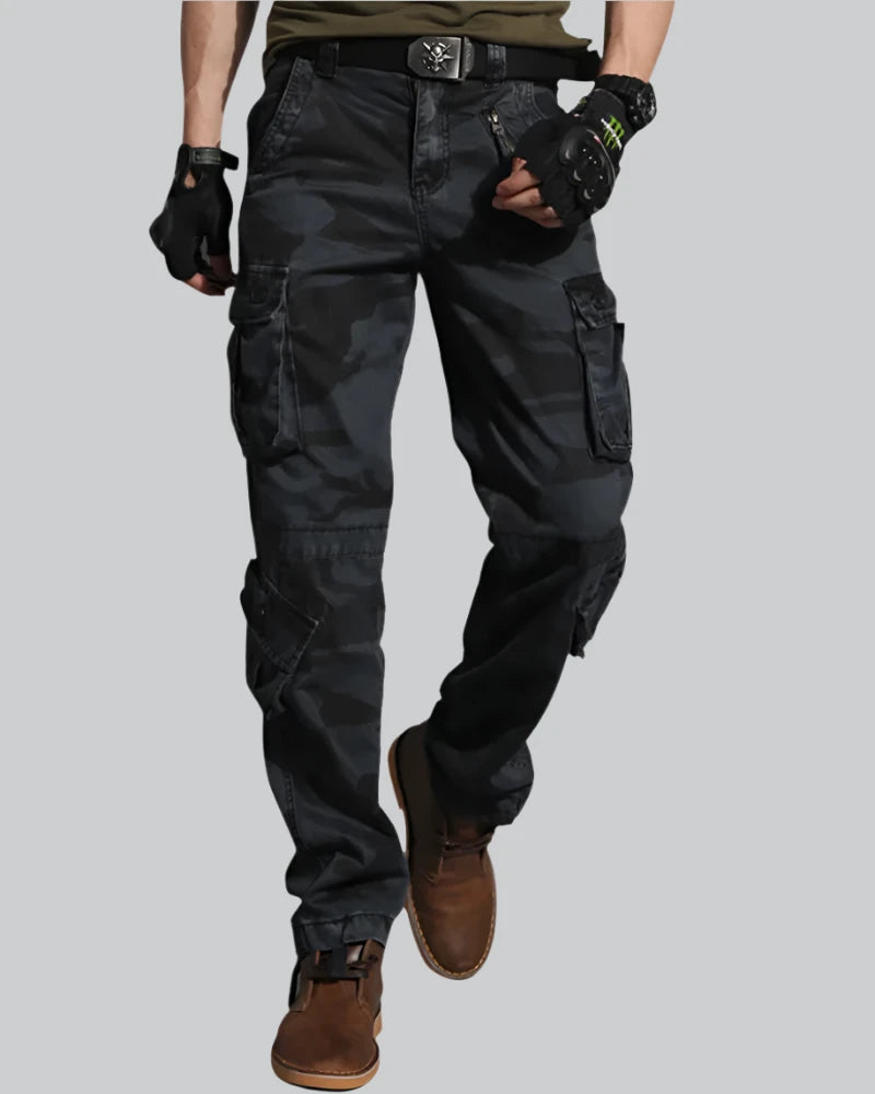 Black Camouflage Pants