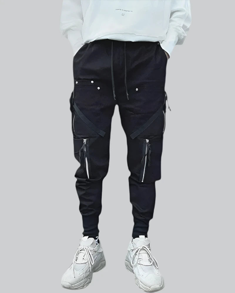 Black Cargo Jogger