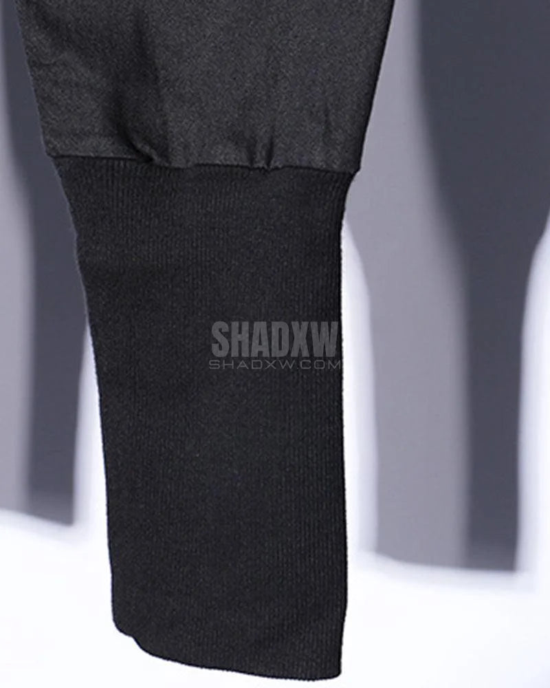 Black Slim Cargo Pants