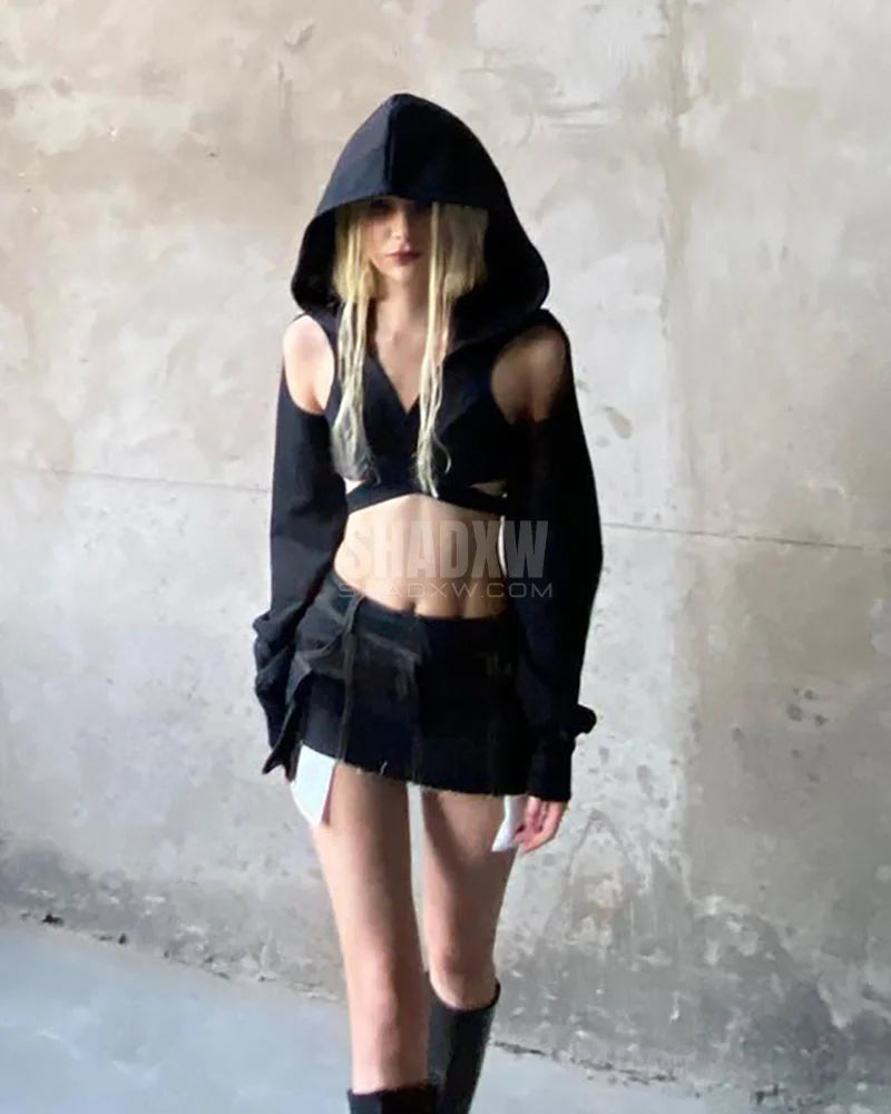 Blouse With Hood