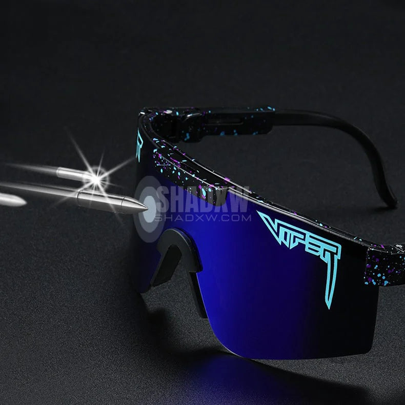 Blue Cyberpunk Glasses