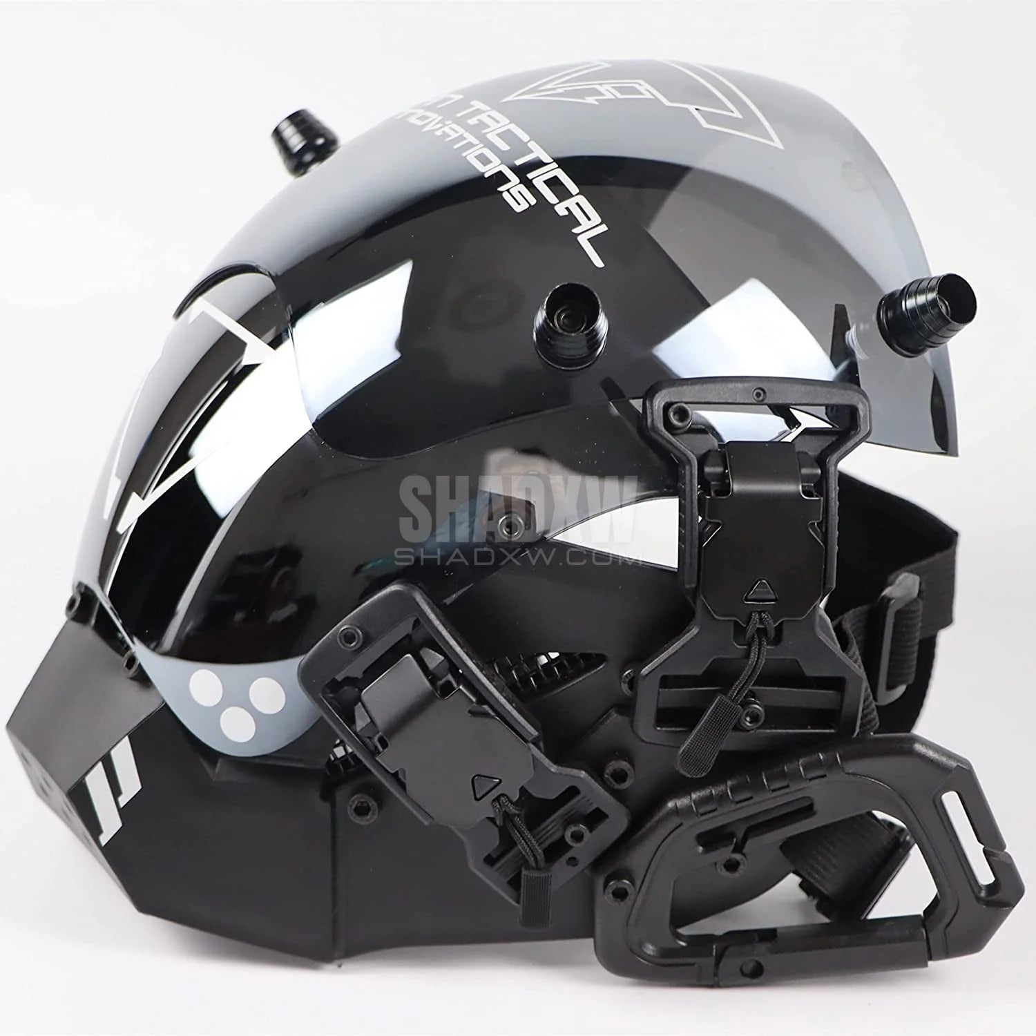 Combat Cyberpunk Helmet