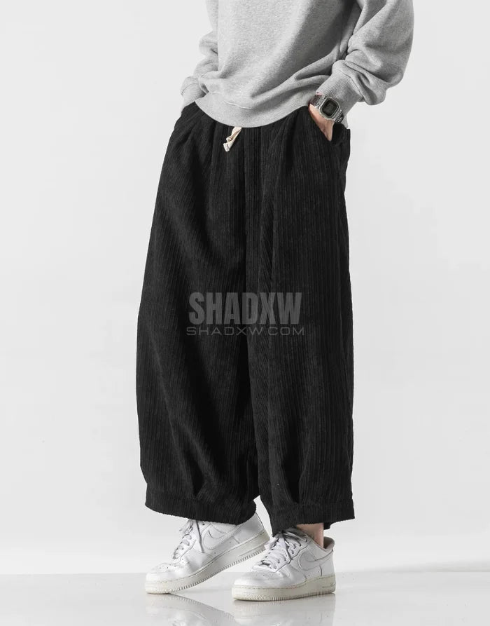 Corduroy Hakama Pants