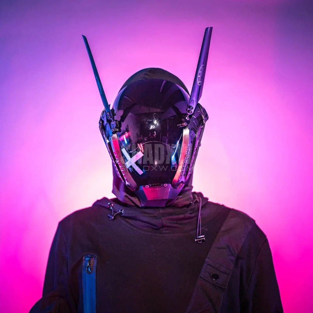 Cyberpunk Helmet Cross