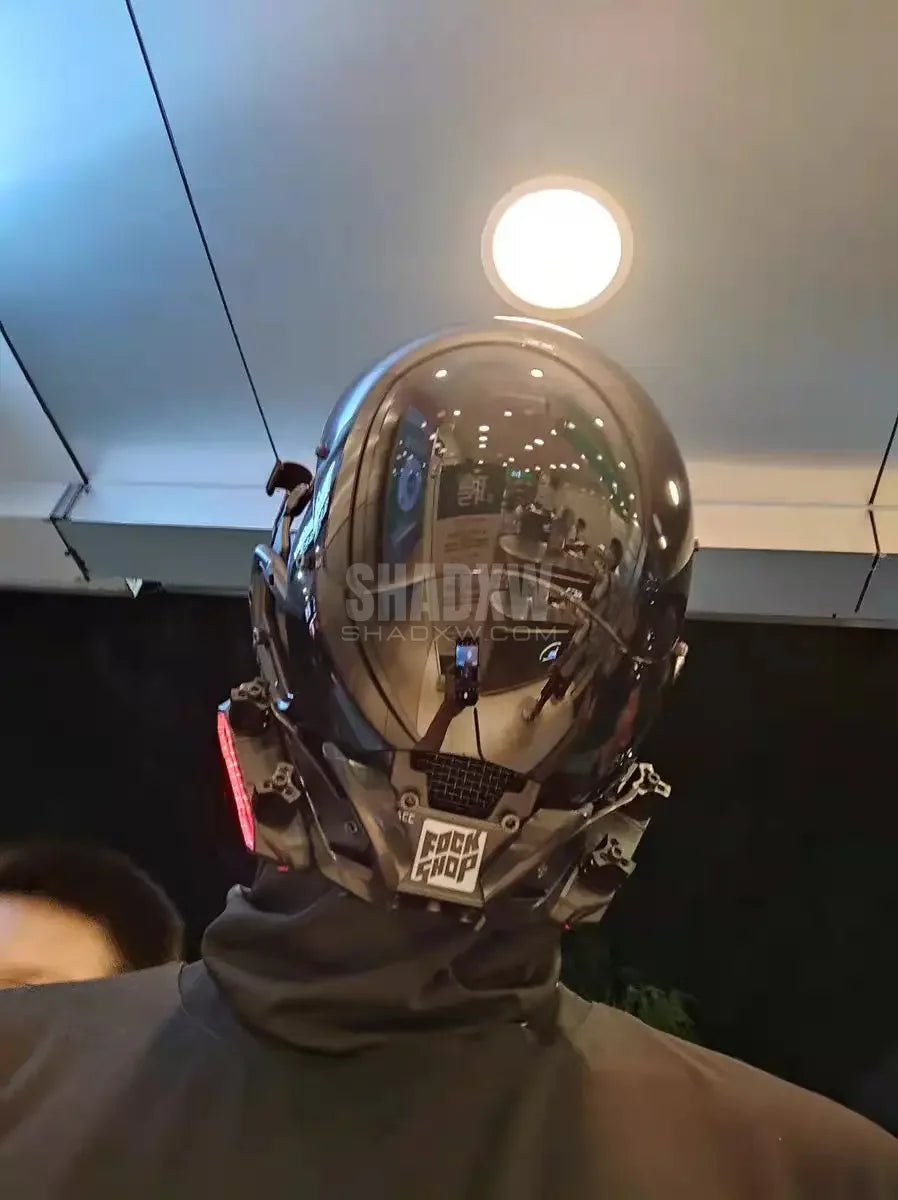 Dystopian Helmet LED