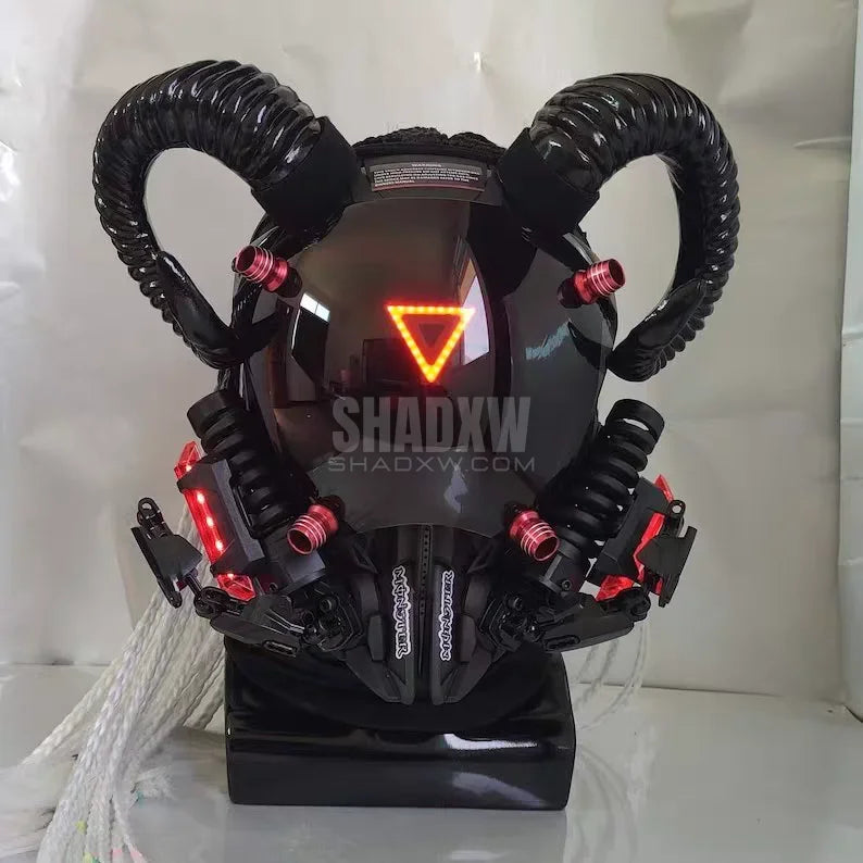 Cyberpunk Helmet Horn