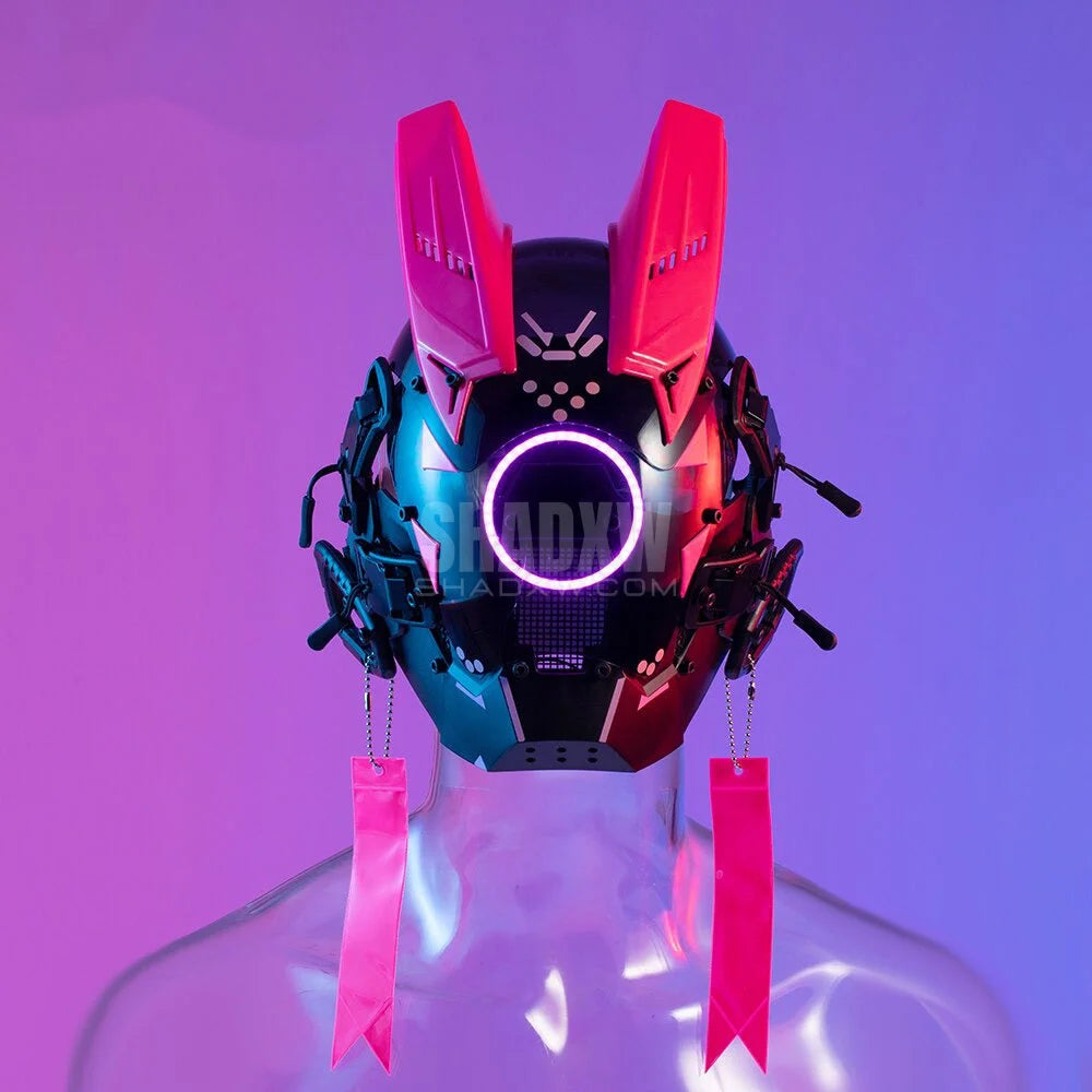 Cyberpunk Helmet Pink