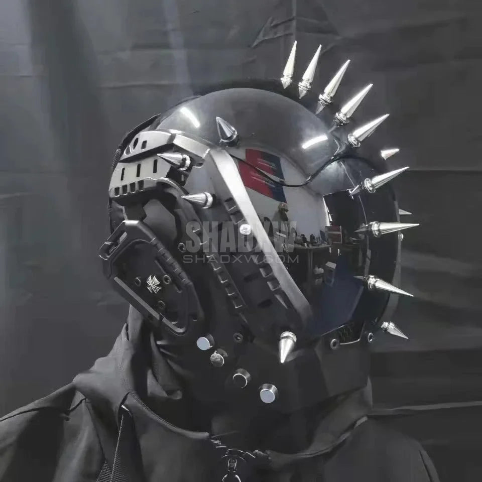 Cyberpunk Helmet Spike