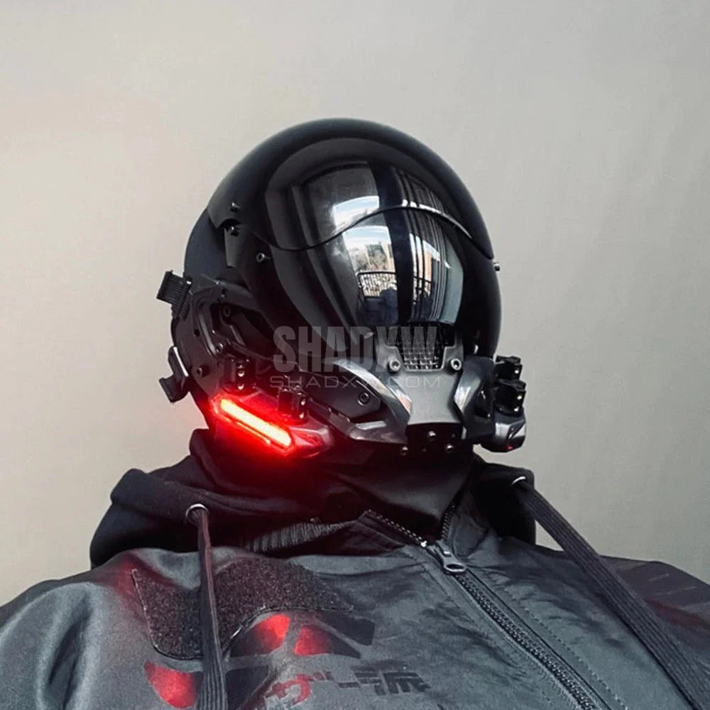 Cyberpunk Glass Helmet