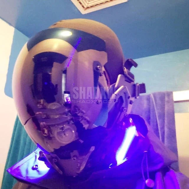 Cyberpunk Glass Helmet