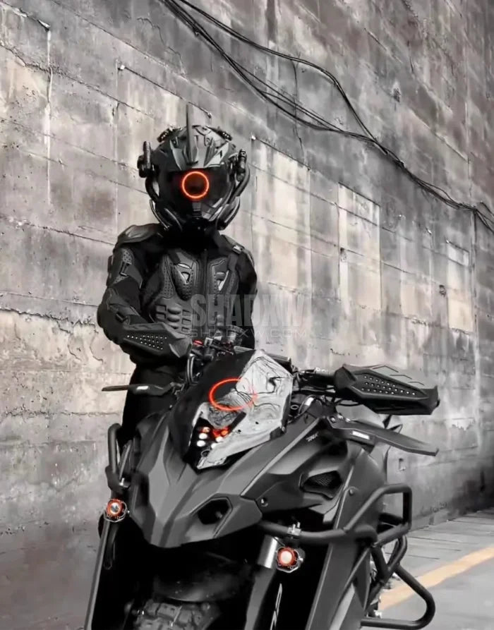 Cyberpunk Motorcycle Helmet