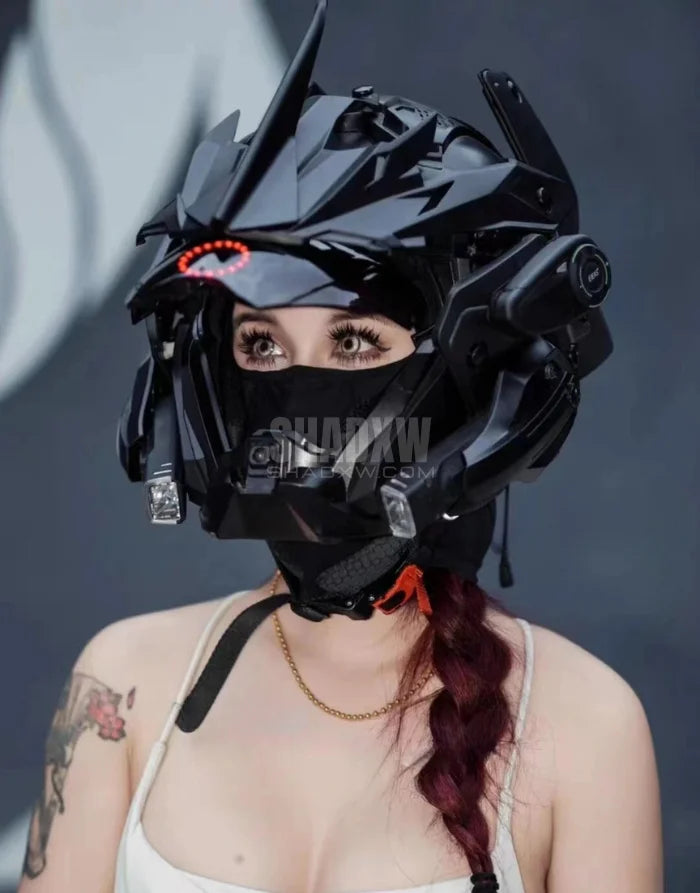 Cyberpunk Motorcycle Helmet