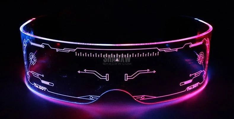 RGB Cyberpunk Glasses