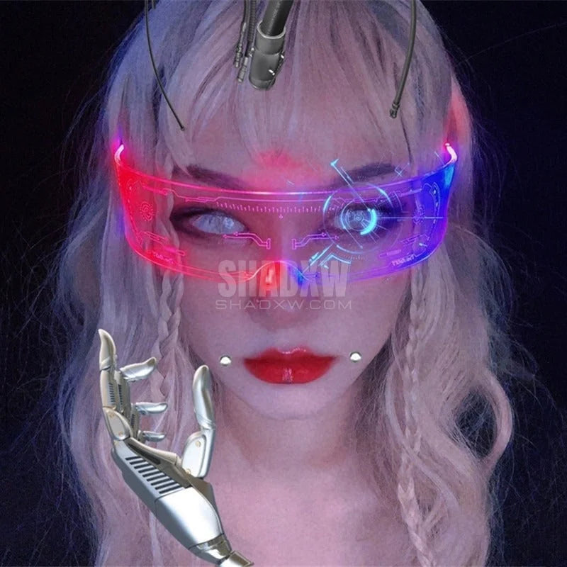 RGB Cyberpunk Glasses