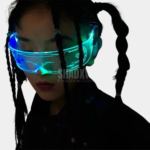 RGB Cyberpunk Glasses