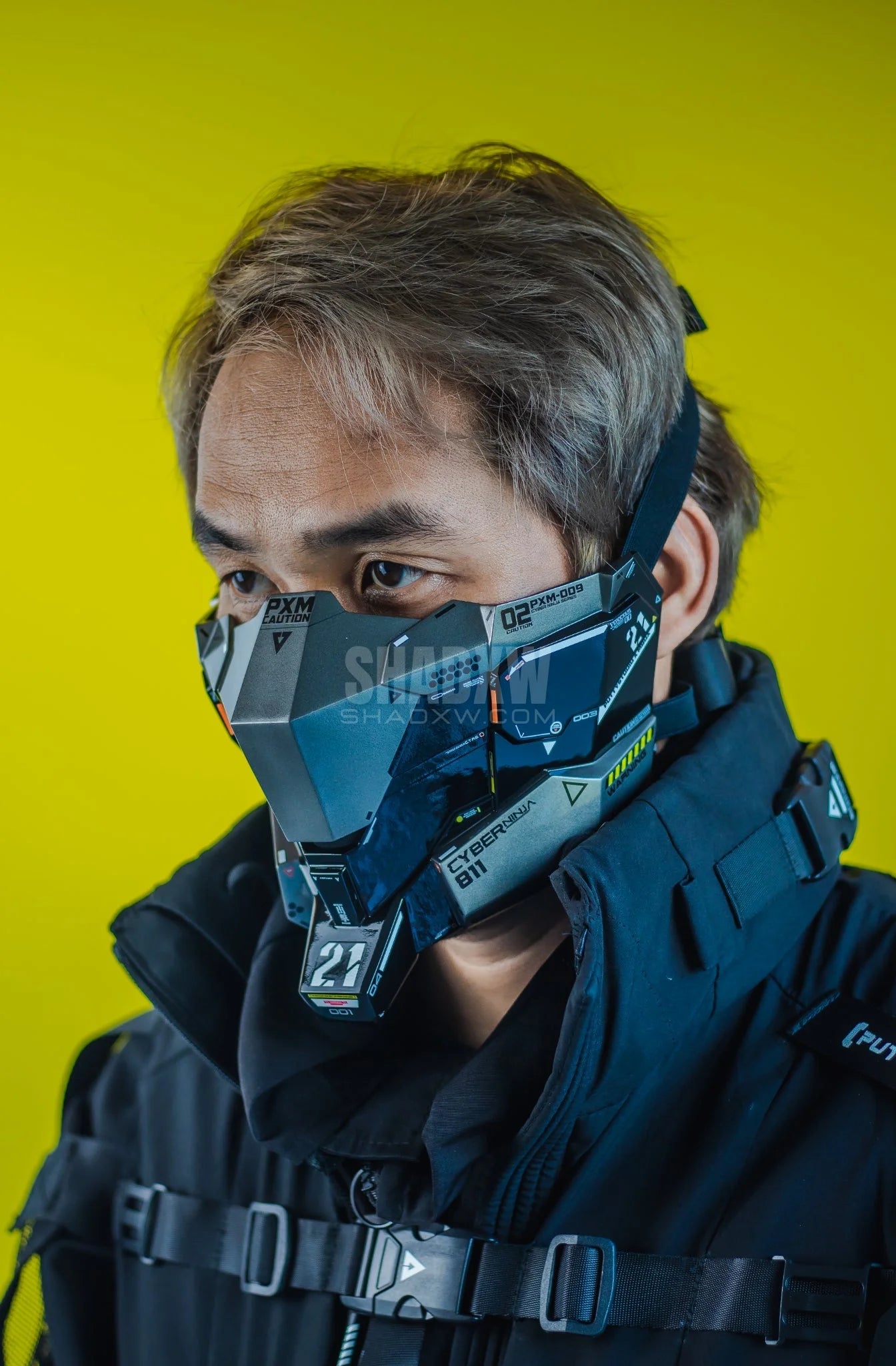 Cyberpunk Techwear Mask Gray