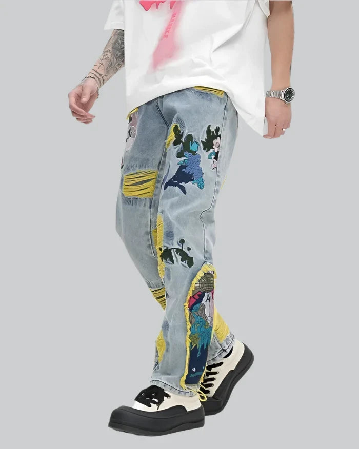 Graphic Y2K Jeans