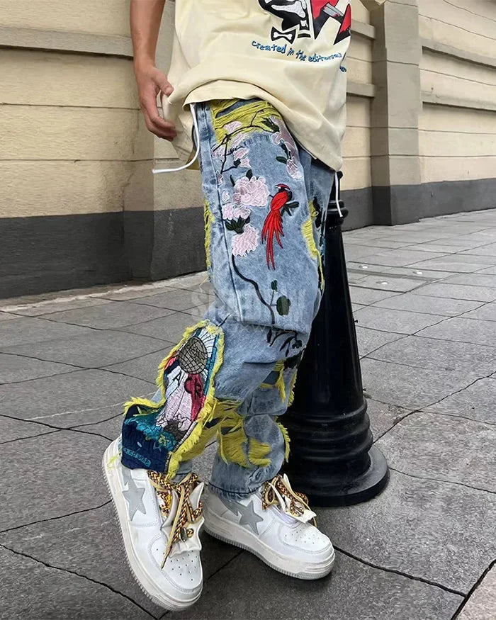 Graphic Y2K Jeans