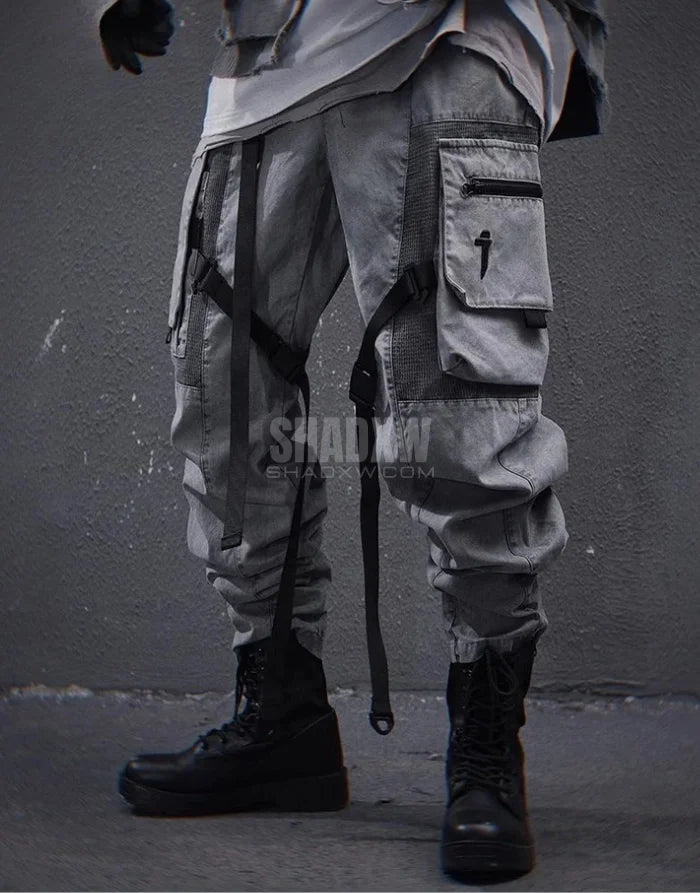 Grey Cargo Pants