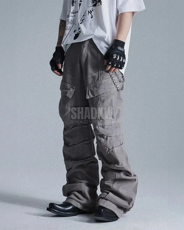 Grey Y2K Pants