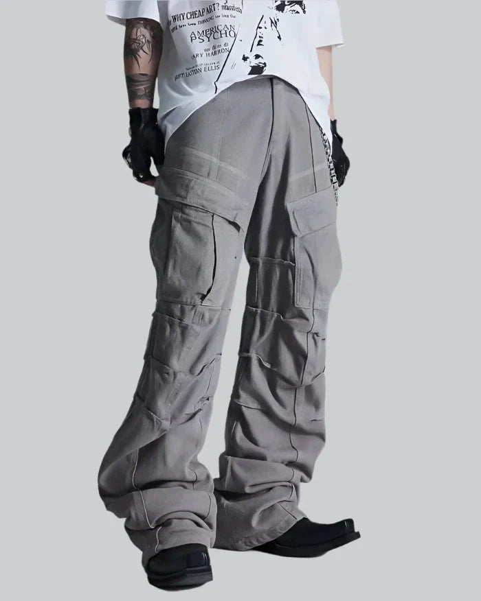 Grey Y2K Pants