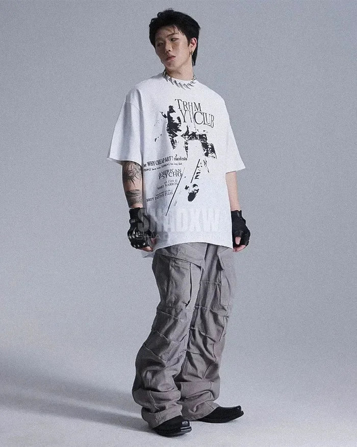 Grey Y2K Pants