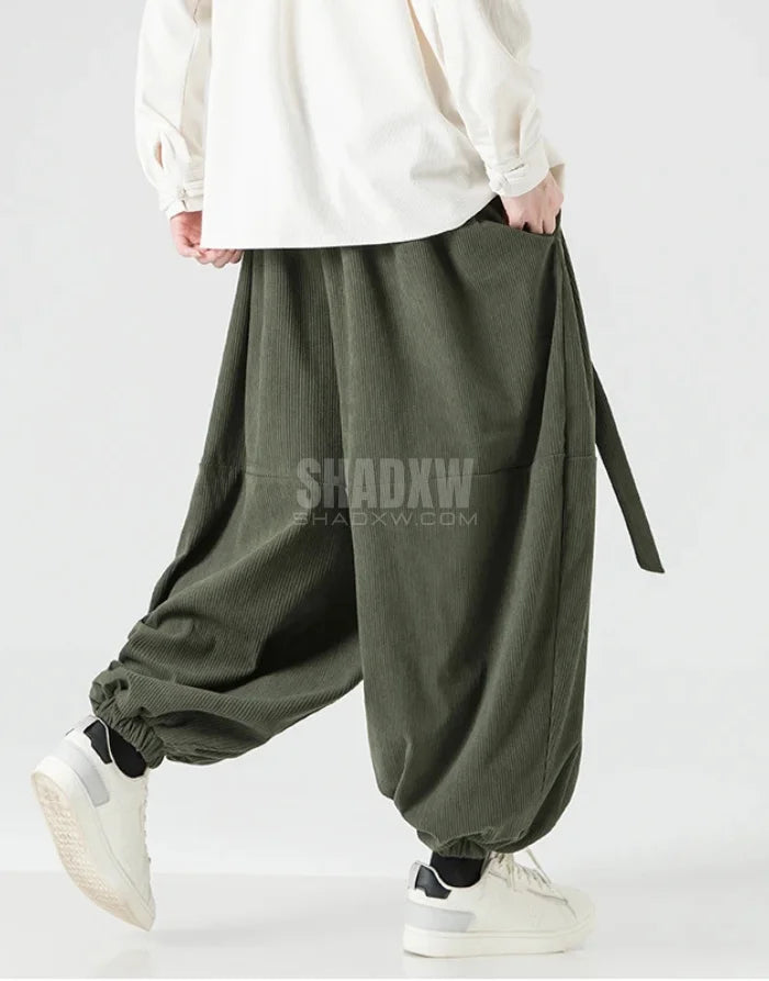 Hakama Pants with Ribbons