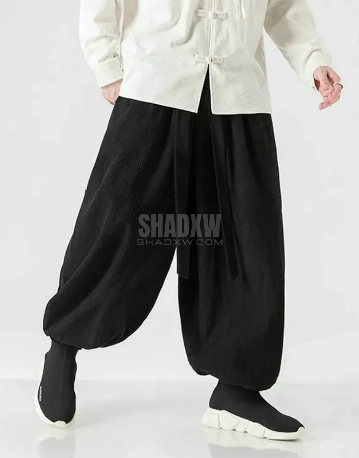 Hakama Pants with Ribbons