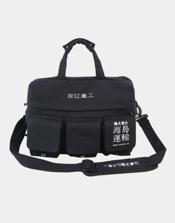 Messenger Bag Techwear - Black