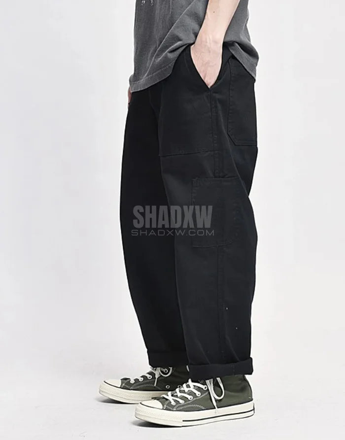 Multi Pockets Hakama Pants