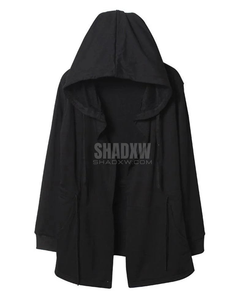 Hooded cloak,Black cloak,Renaissance cloak,Witch cloak,Cosplay cloak,Medieval cloak,Cape cloak,Hooded cape,Halloween cloak,Elven cloak,Ninja,techwear,techwear fashion,techwear jacket, tech jacket,cyberpunk samurai jacket, samurai jacket cyberpunk,ninja costume,ninja halloween costume,samurai jacket