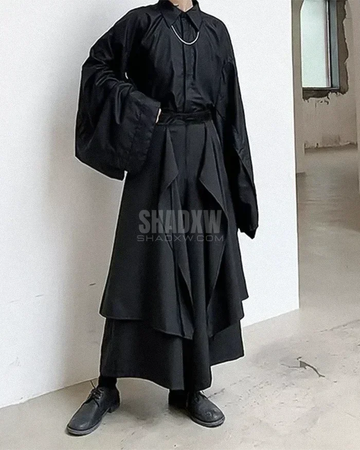 Pleated Hakama Pants