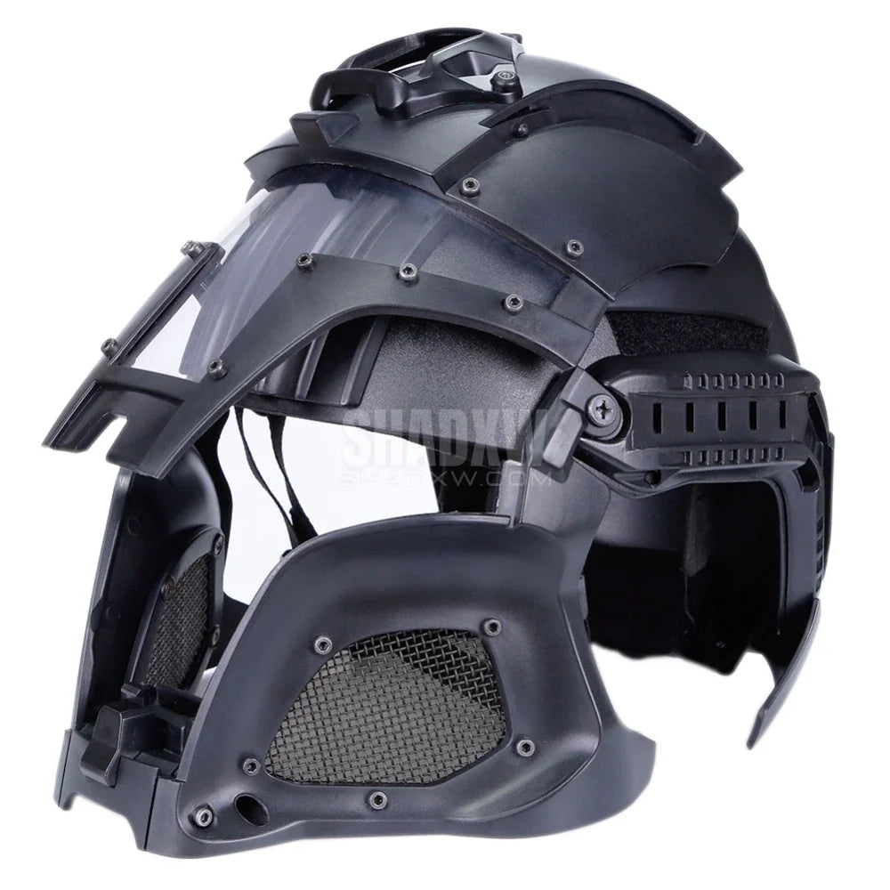 Police Cyberpunk Helmet