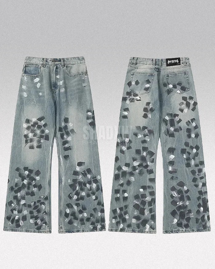 Printed Jeans Y2K