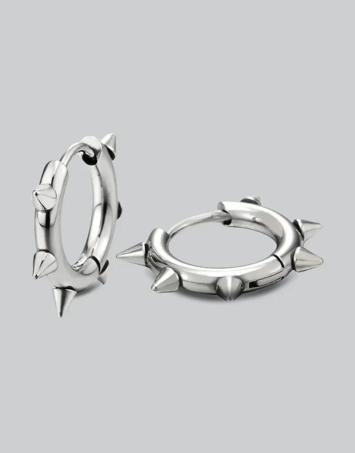 Spike Hoop Earrings