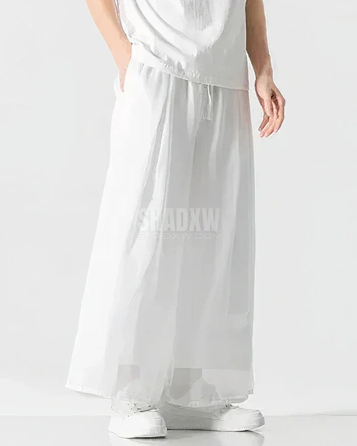 White Hakama Pants