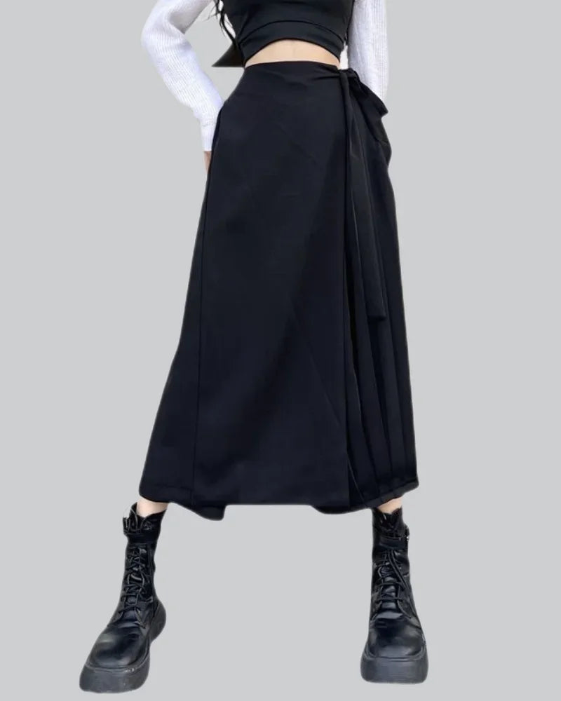 Wide Leg Skirt Pants