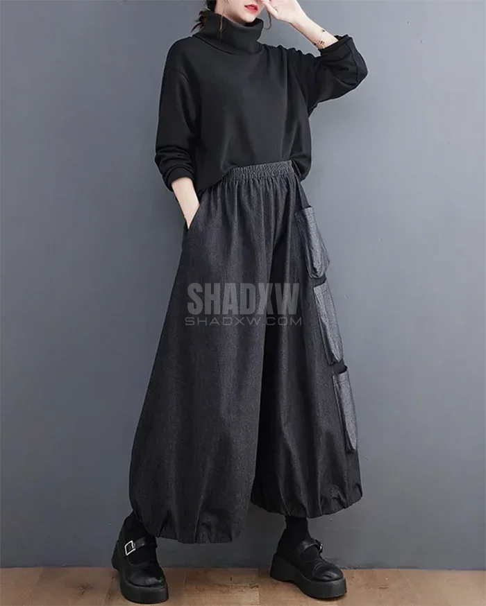 Women Hakama Pants Modern