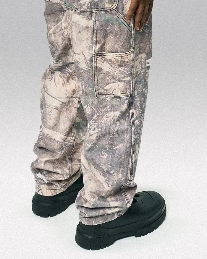 Y2K Camo Print Jeans