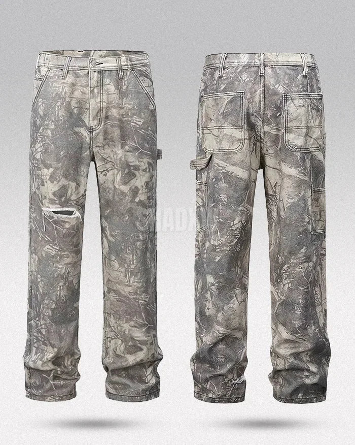 Y2K Camo Print Jeans