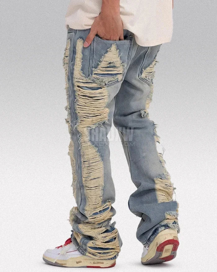 Y2K Mens Ripped Jeans